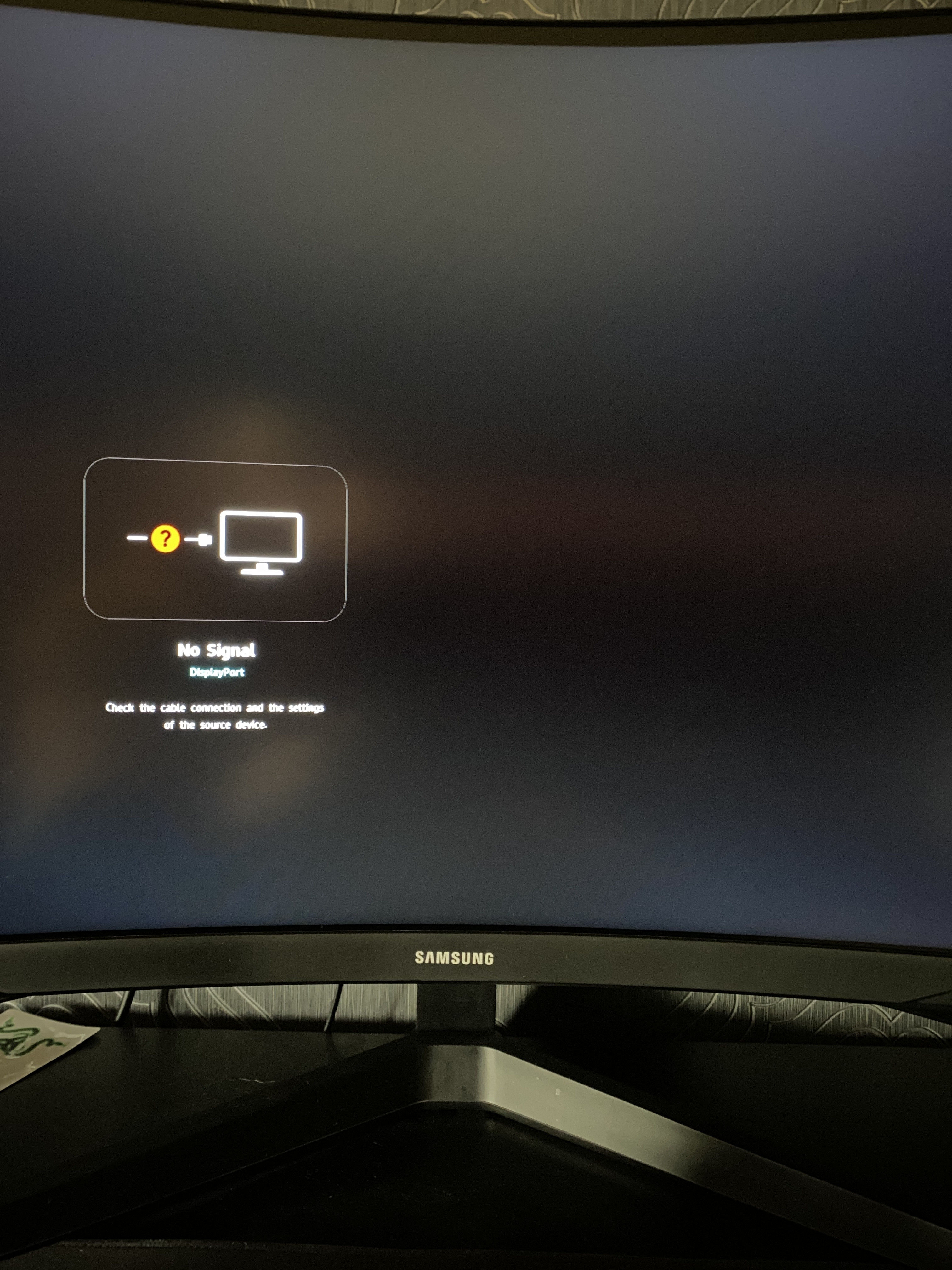 Ekran No signal displayport po zmianie slotów RAM w PC z MSI Z590