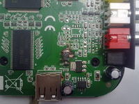 BL-P11-A - Wartości spalonych elementów po zwarciu USB w odtwarzaczu HD