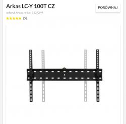 Jaki uchwyt wybrać do Samsung Smart TV 50'' za ok. 100 zł?