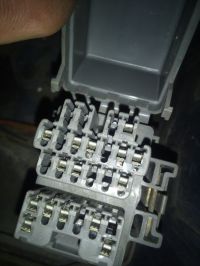 Mazda 626 V GF (1999) - Flash Diagnostics: Connecting Diode to Diagnostic Socket - Pin Settings