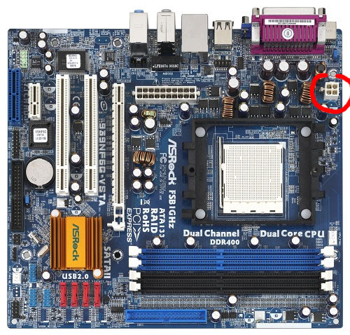 Asrock 939NF6G-VSTA - czarny ekran, brak BIOS, zintegrowana grafika