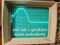 Indukcja Amica GECO mg361.02 - brak wykrywania garnka, wymiana elementów, oscylogramy, LM358, IGBT