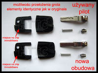 Skoda Felici - Przekładka pilota alarmu do "scyzoryka"