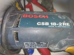 Wiertarka Bosch GSB 18-2RE - demontaż uchwytu wiertła Wiertarka Bosch GSB 18-2RE - demontaż uchwytu wiertła