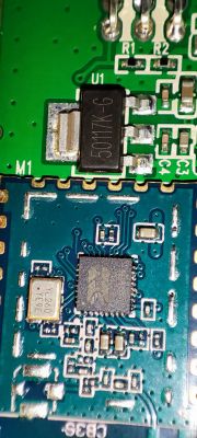 CB3S Module on Circuit Board Close-up of the CB3S module on a circuit board with visible electronic components.