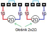 Magnat Century Colors 4000 - Podłączenie głośnika 2x200W