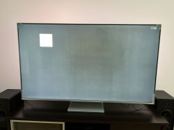 Philips 65PUS8807/12 - Poświaty/paski na matrycy, możliwość reklamacji i serwis w domu?