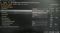 Ekran BIOS z ustawieniami EXPO i pamięcią DDR5-6000, napięcie 1.35V