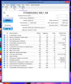 Seagate ST3500320AS - Wzrost parametru 0A, zasady wymiany dysku