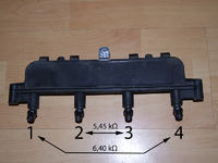 Citroen Xsara II 1.4 2003 - Cewka zapłonowa - prawidłowe wartości rezystancji