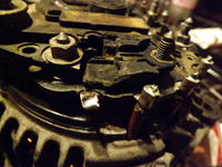 Opel Omega B 2.5TD Terminal D+ Alternatora Valeo A13VI76