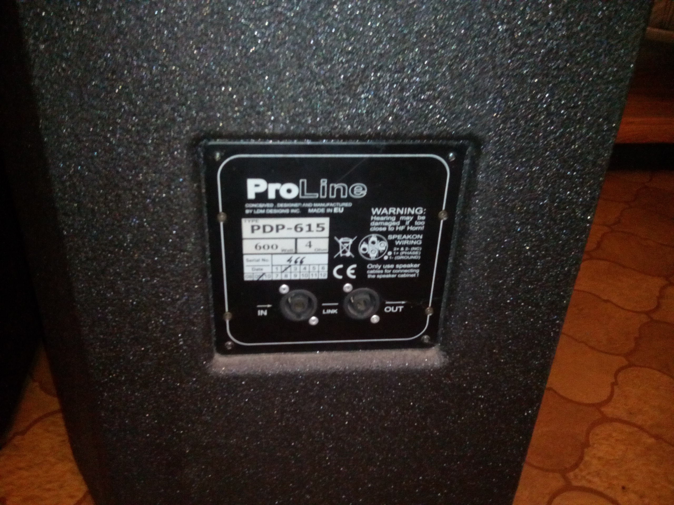 [Sprzedam] 2 Szt. LDM PDP 615 2 x 600W RMS - elektroda.pl