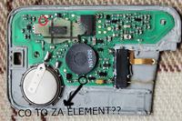 Wartość kondensatora na płytce karty 3-przyciskowej Laguna II - brak funkcji HF