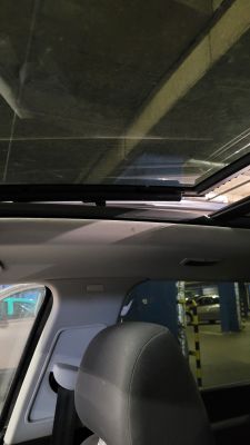 VW Golf 5 - Jak zamknąć dach panoramiczny? Zdjęcia sytuacji, próba awaryjnego zamykania.