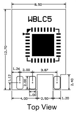 WiFi LED RGBCW WOJ14415 with SM2135 - I2C communication protocol, interior