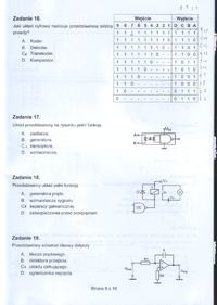 Arkusz egzaminu zawodowego; technik elektronik 2012