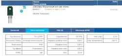 Kupię tranzystory 2SD1763 i 2SB1186 – szukam sprawnych sztuk, ktoś posiada?