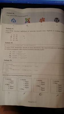 Zdjęcia arkusza egzaminacyjnego EE.09-X-19.06 - dyskusja o odpowiedziach