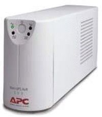 Biały UPS APC Back-UPS AVR 500 model BP500i.