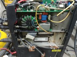 Esab Caddy TA34 Tig 2200i - brak inicjacji łuku, możliwe uszkodzenie modułu mocy