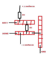 atmega8 - ADC - Niskie wartości przy pomiarze napięcia 0-5V, co robię źle?