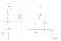 Single-line diagram of a single-phase electrical installation
