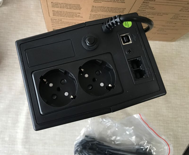 Minitest: the cheapest UPS to maintain your computer after a power loss, thermal imaging, overheatin