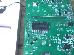 Sonoff THR320D PCB with TM1621B Chip Sonoff THR320D circuit board with TM1621B chip.