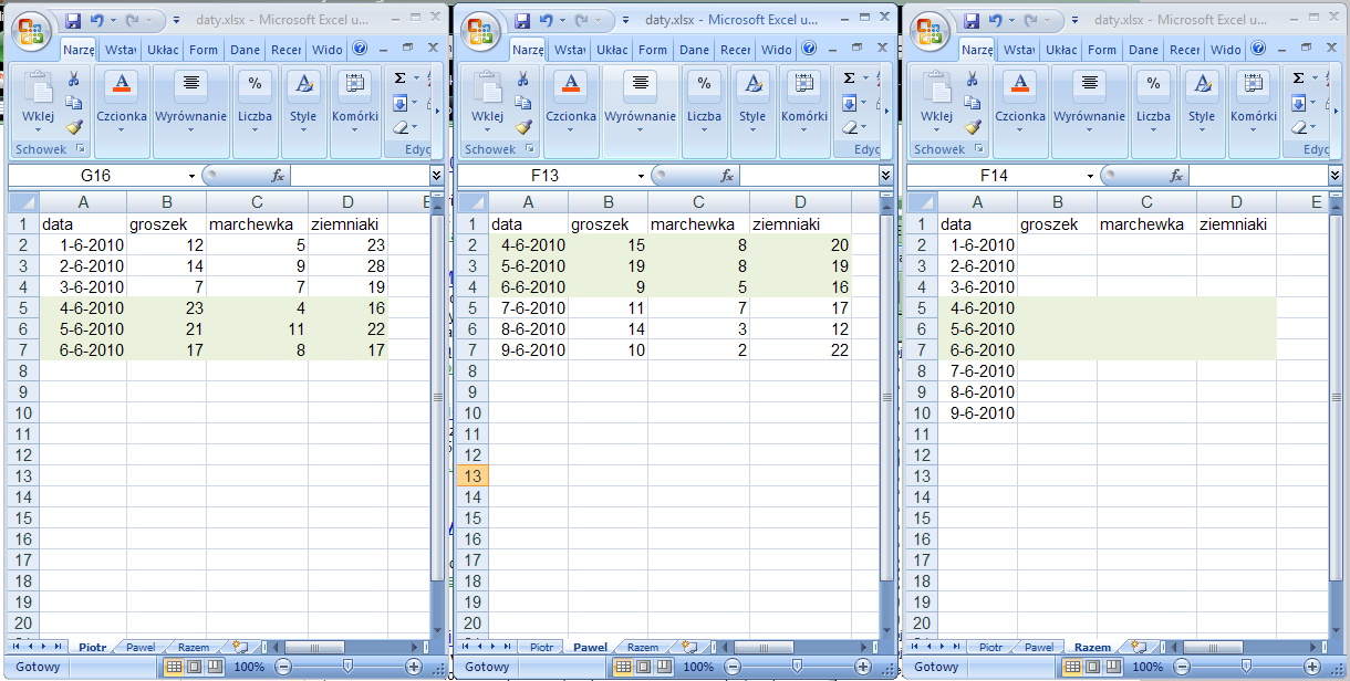 Excel Dodawanie Z Wielu Arkuszy Na Podstawie Daty 3582