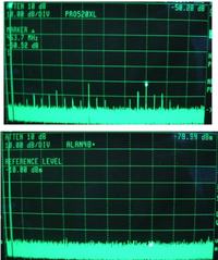Uniden 520xl Ekranowanie toru wyjściowego