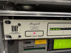 Panel rackowy DB Mozart Professional Digital Stereo Coder z diodą POWER i wskaźnikiem LED
