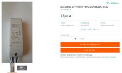 Podział sterowania lampami LED w Paul Neuhaus MERAL 6210-55 na dwa włączniki