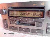 Fabryczne radio w Toyota Avensis II brak dźwięku z CD