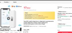 Tuya WiFi Temperature and Humidity Sensor Product Page Product page for the Tuya WiFi temperature and humidity sensor with a mobile app.