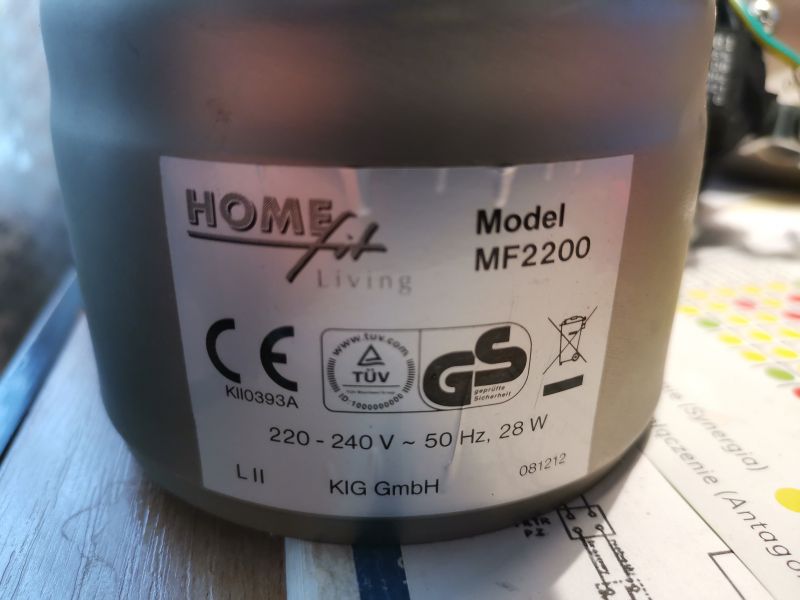 Poszukuję schematu do wentylatora biurkowego MF2200