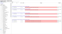 Screenshot of a Cppcheck report listing memleakOnRealloc errors across multiple C source files.