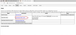 Web page with options to download OBK configuration and other device flash settings.
