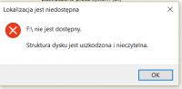 Brak dostępu do partycji na dysku Toshiba 2,5 320 GB - jak odzyskać dane?