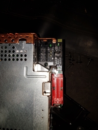 Espace IV brak żółtej kostki mini iso, zmiana radia