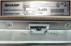 Sharp QW-GD53I443X - Drzwi nie daja sie zamknac, panel jest nieaktywny, podwojne pikniecie