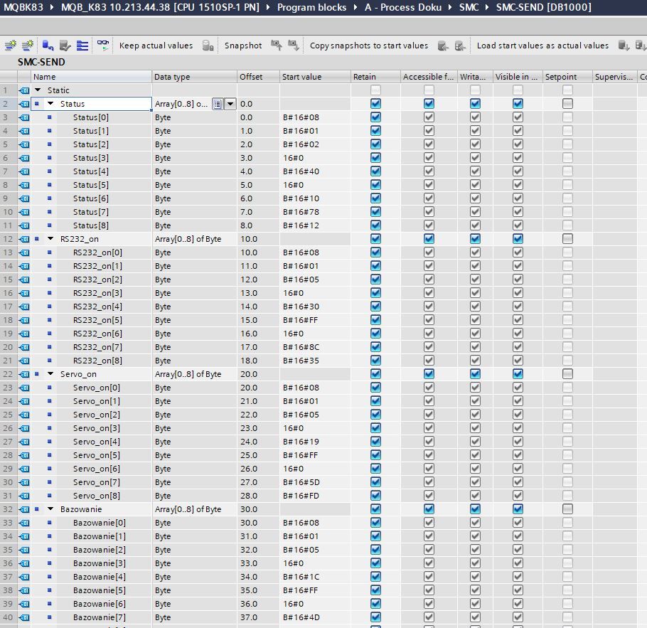 Jak skonfigurować komunikację Siemens S7 1200 z Videojet 1710 przez WSI?