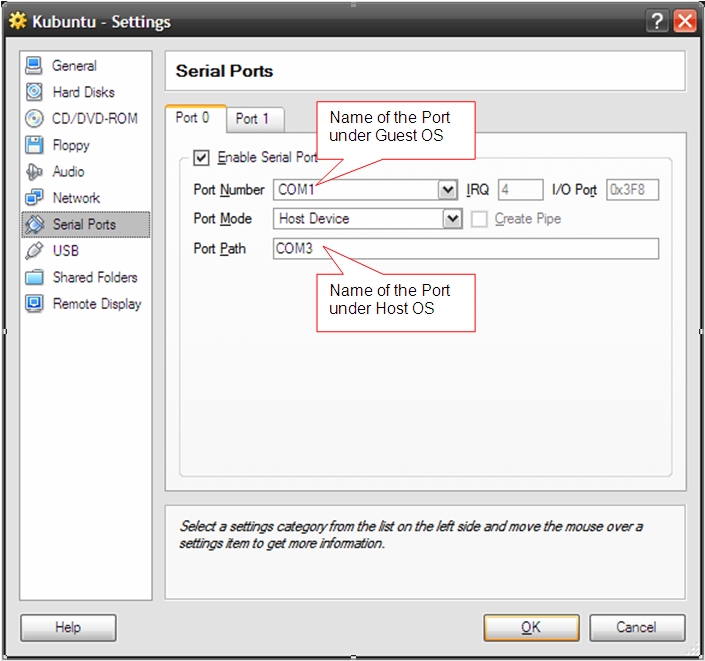 Setup port. Com Port settings. Настройка com порта. VIRTUALBOX LPT порт.
