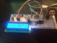 [ATmega32][C] - Zegar na ściane z wyświetlaczem 12x30