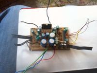 tda2005Vm, podłączenie wejścia mp3.