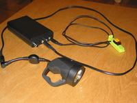 Kontroler halogenowych lamp rowerowych. Kontroler halogenowych lamp rowerowych.