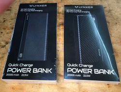 Krótki test powerbanków Lynxer 30000mAh i 20000mAh 22.5W z QC