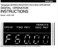 Falownik CIMR-G3A22P2 - dioda CHARGE świeci, wyświetlacz pokazuje znaki, co to oznacza?