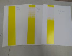 BIZHUB C650 - Nie dodrukowuje żółtego koloru przy grubym papierze BIZHUB C650 - Nie dodrukowuje żółtego koloru przy grubym papierze