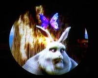 Okrągły wyświetlacz widmowy POV