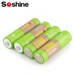 AA Li-Ion battery charged with USB-C